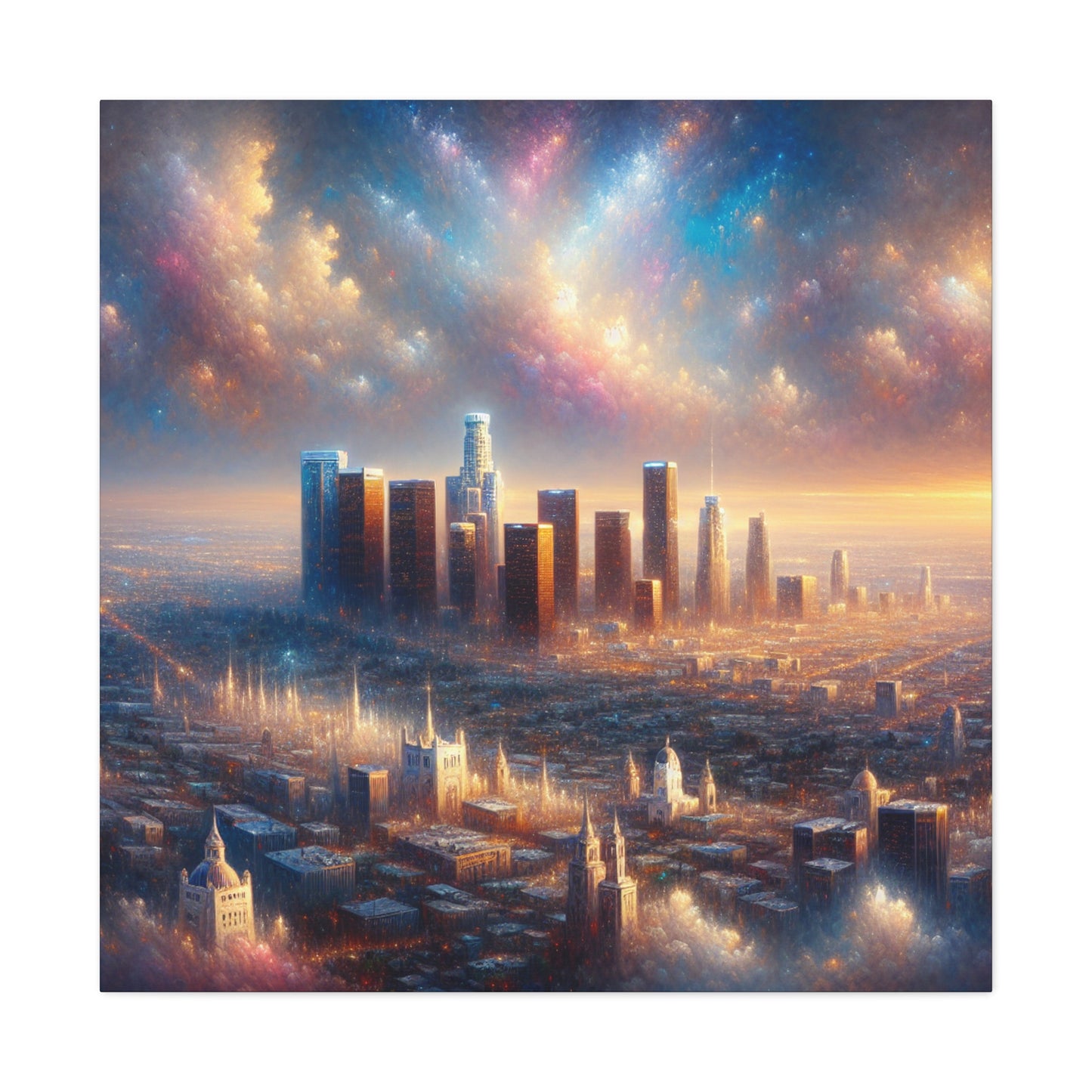 "City of Angels Resplendent" - Canvas