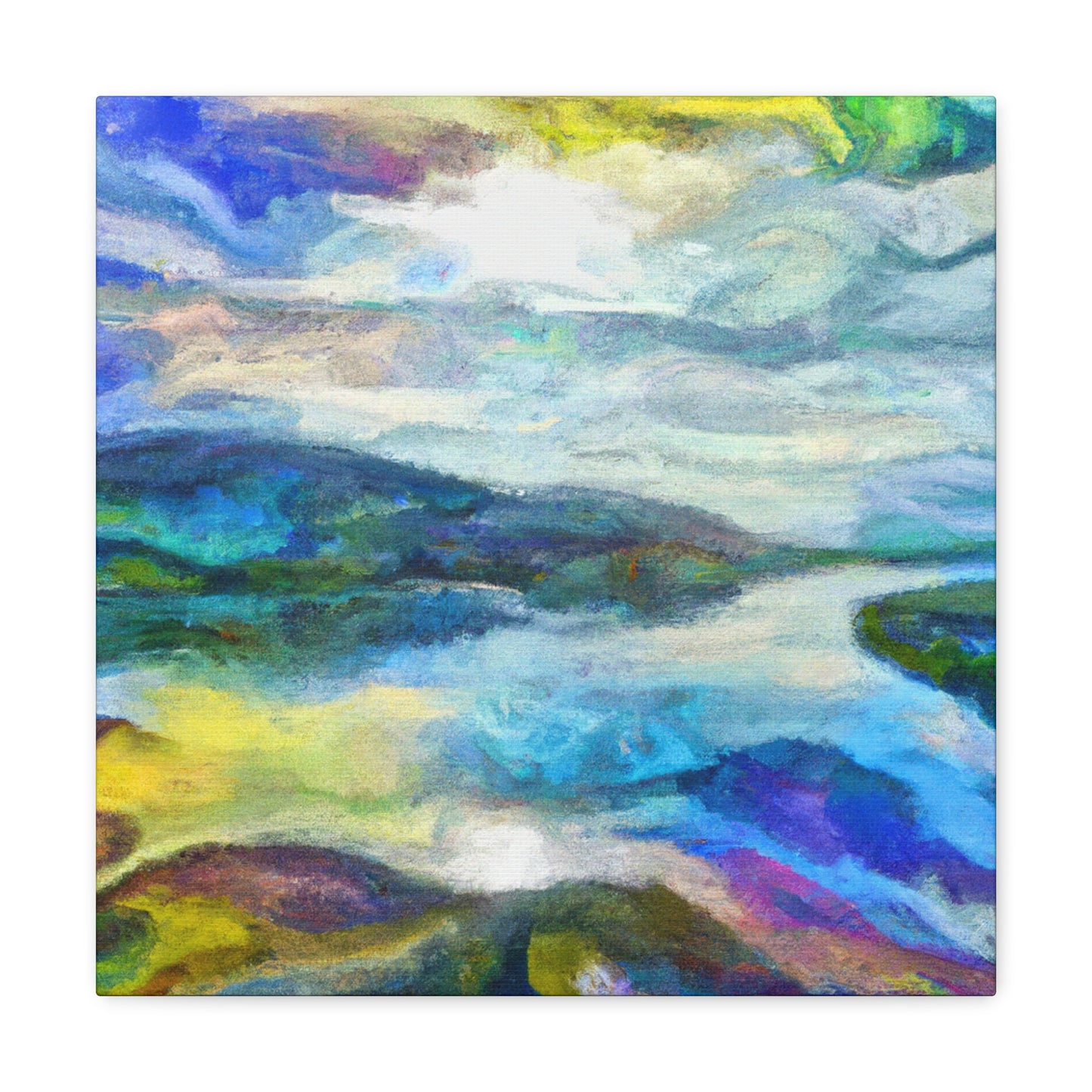 Lake Reflection Radiance - Canvas