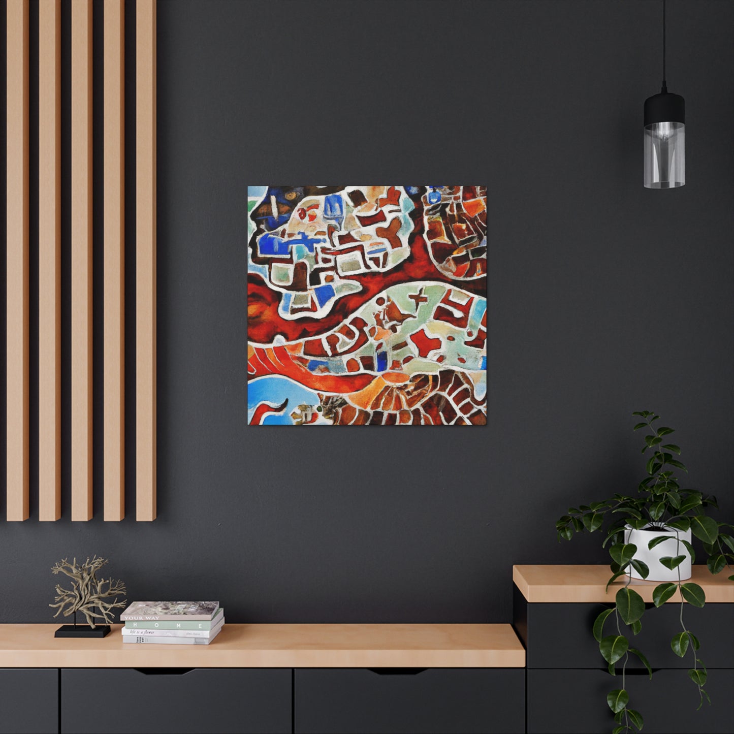 Island of Colorful Dreams - Canvas