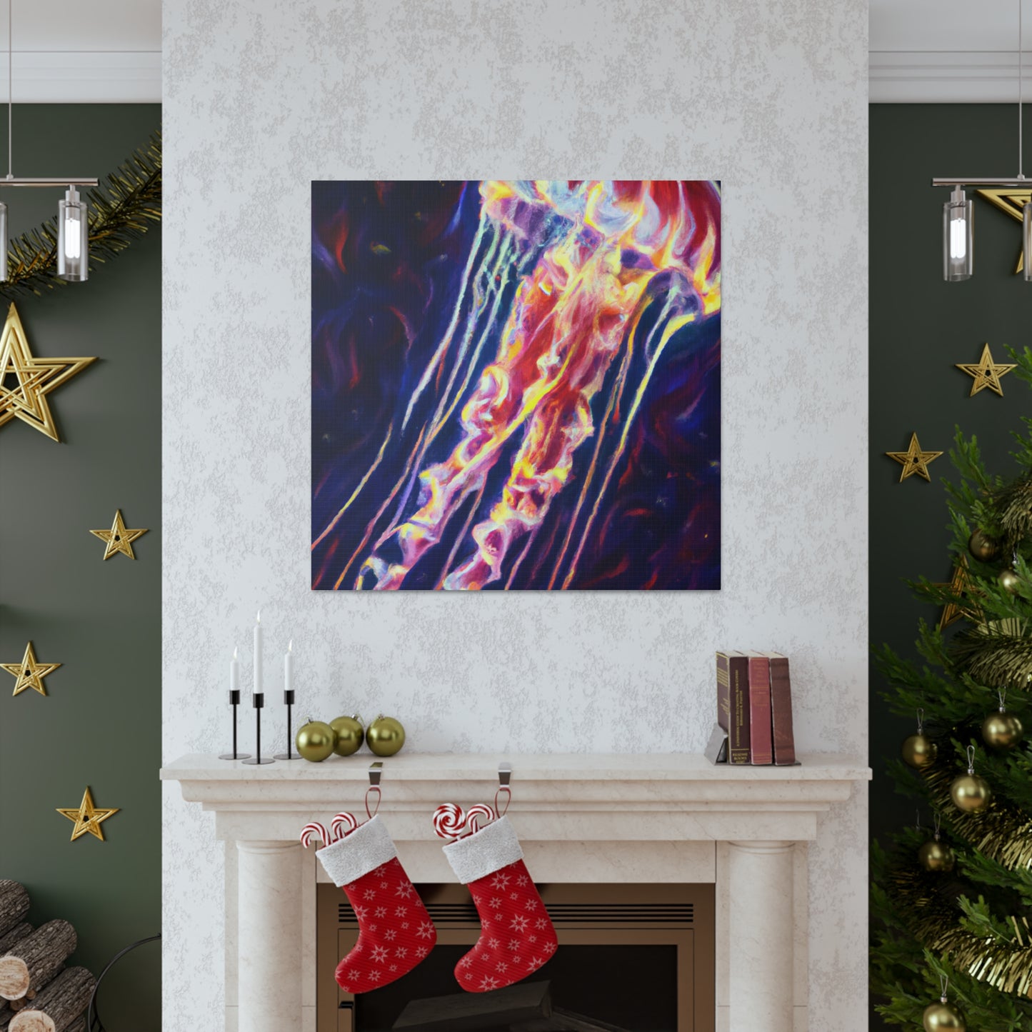 Jellyfish in Dreamland - Canvas