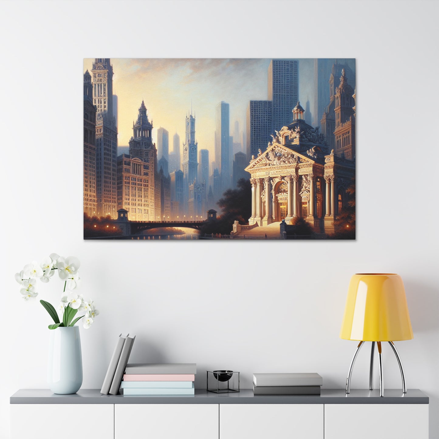 "Enchanting Chicagoland Elegance" - Canvas