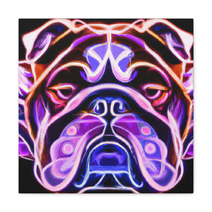 "Regal English Bulldog" - Canvas