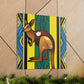 "Wallaby's Art Deco Drive" - Canvas