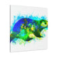 Marmot in Moonlight Glow - Canvas