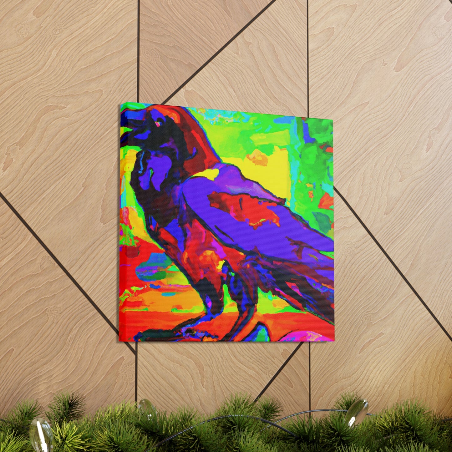 American Crows in Flight - Canvas