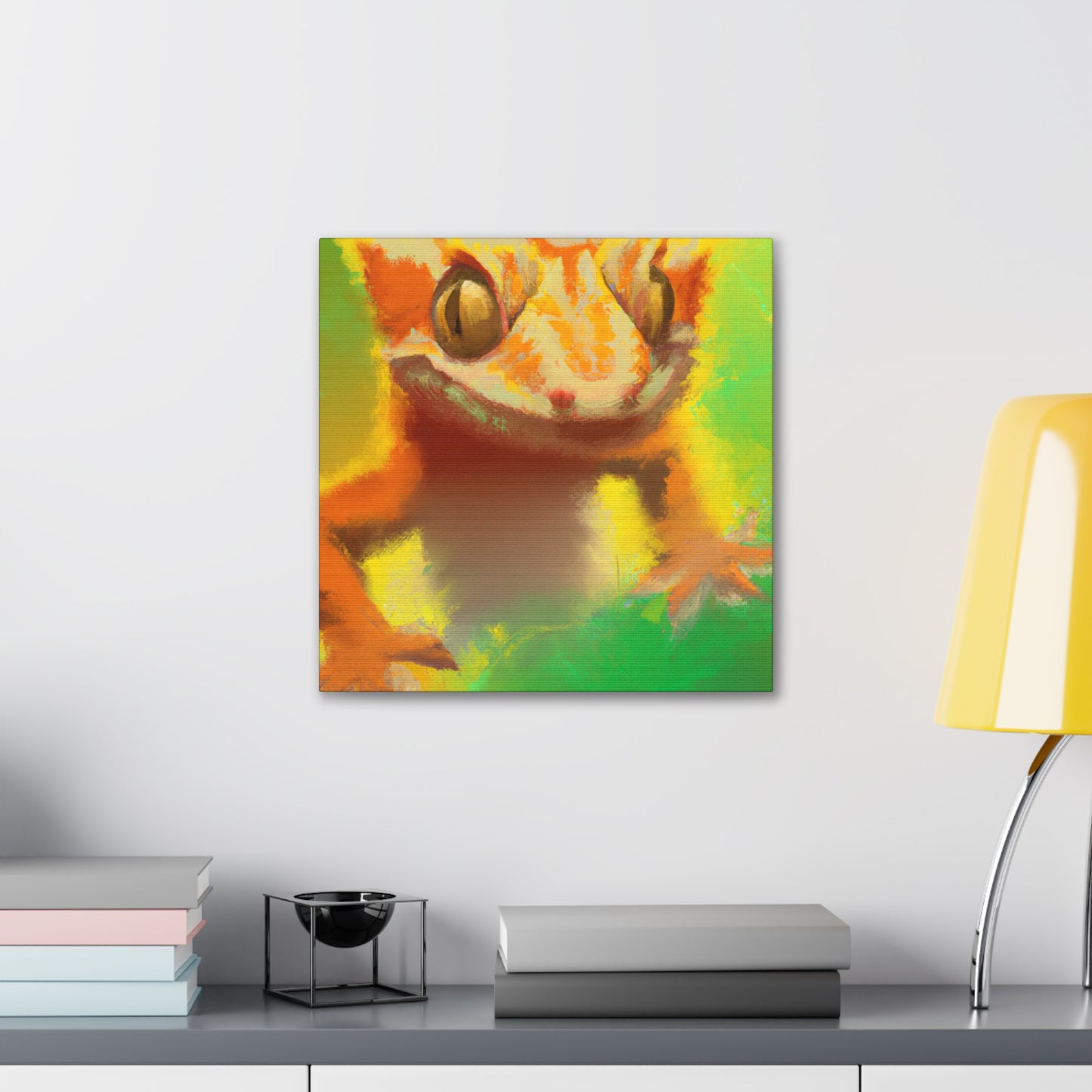 Crested Gecko Hues - Canvas