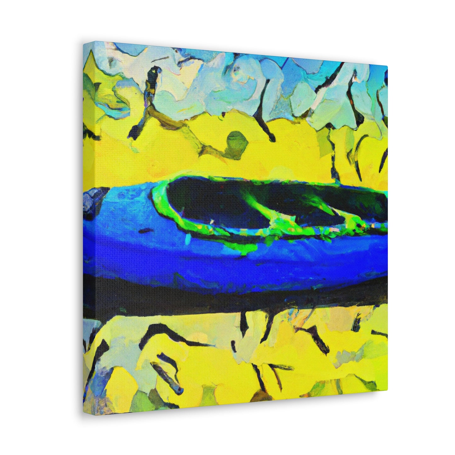 Kayaking on Canvas - Canvas