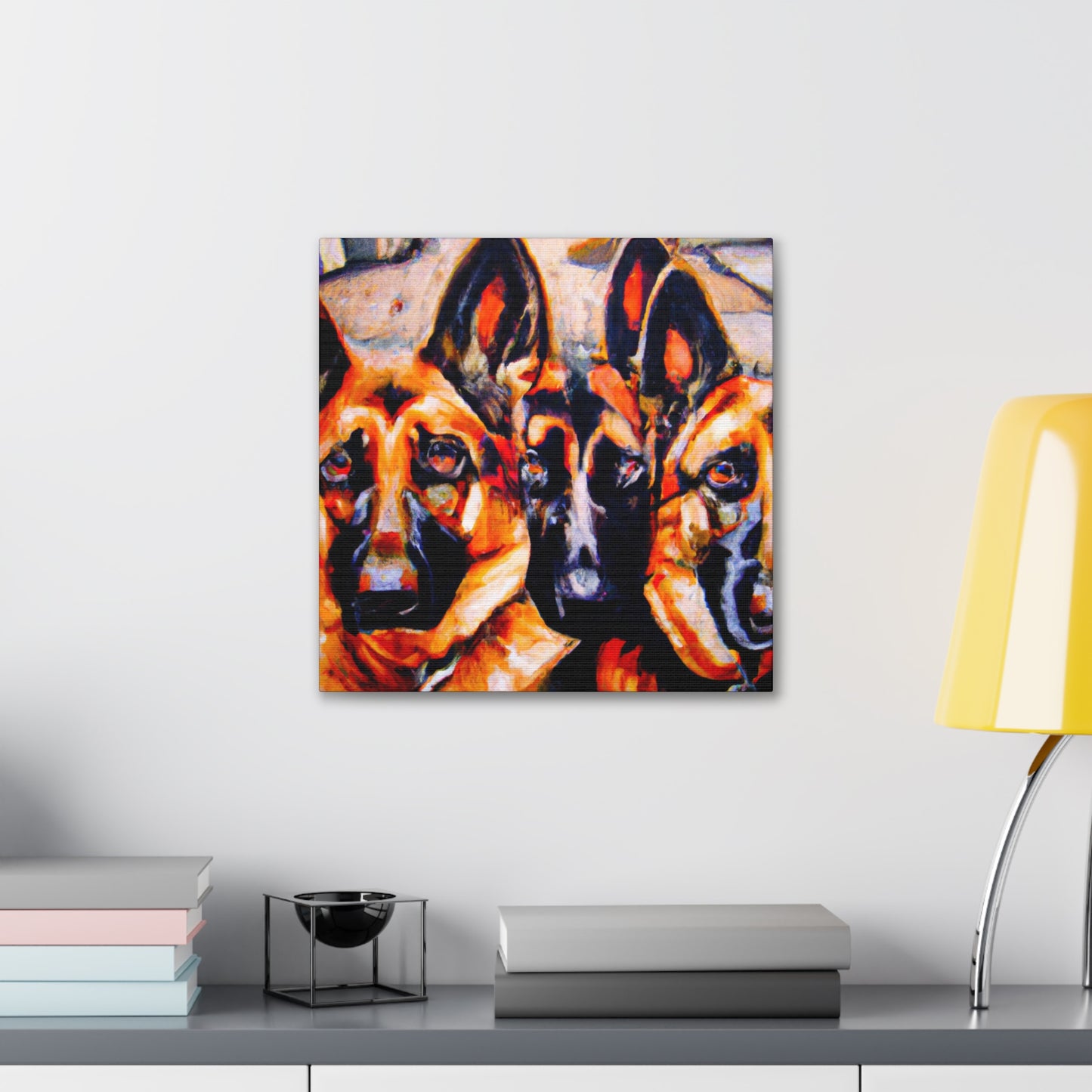 "Mystic German Shepherd Dream" - Canvas