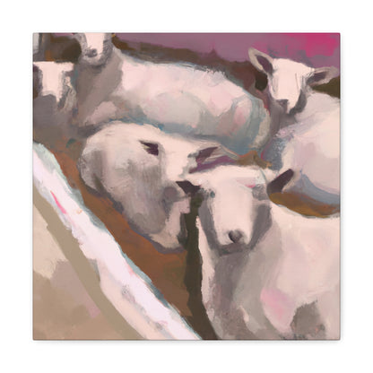 "Dreaming Sheep in Cloudland" - Canvas