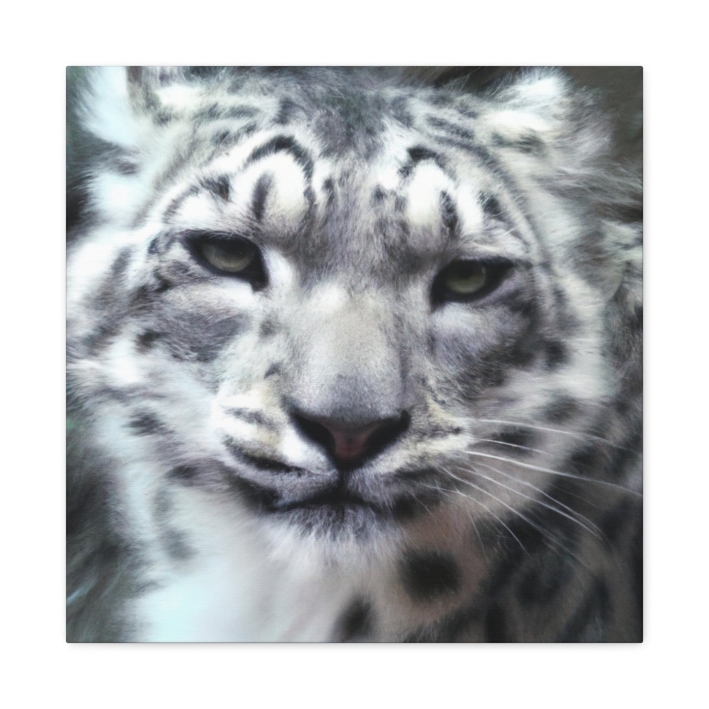 "Snow Leopard Impressionism" - Canvas