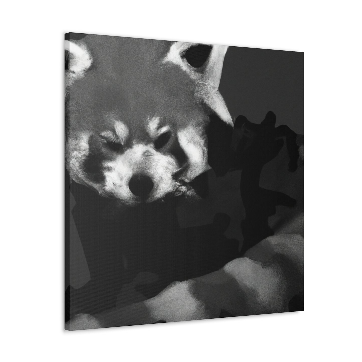 Red Panda Expressionism - Canvas