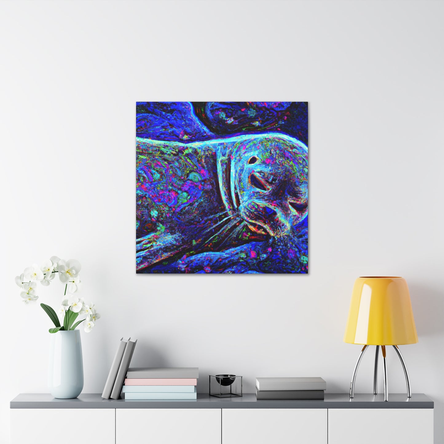 "The Majestic Seal Mural" - Canvas