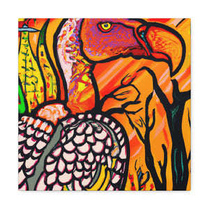 Vulture in Deco Style - Canvas