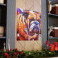 "Bulldog in Impressionism" - Canvas