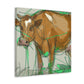 "Jersey Cow Serenity" - Canvas