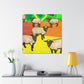 Sheep in Red Pastures - Canvas