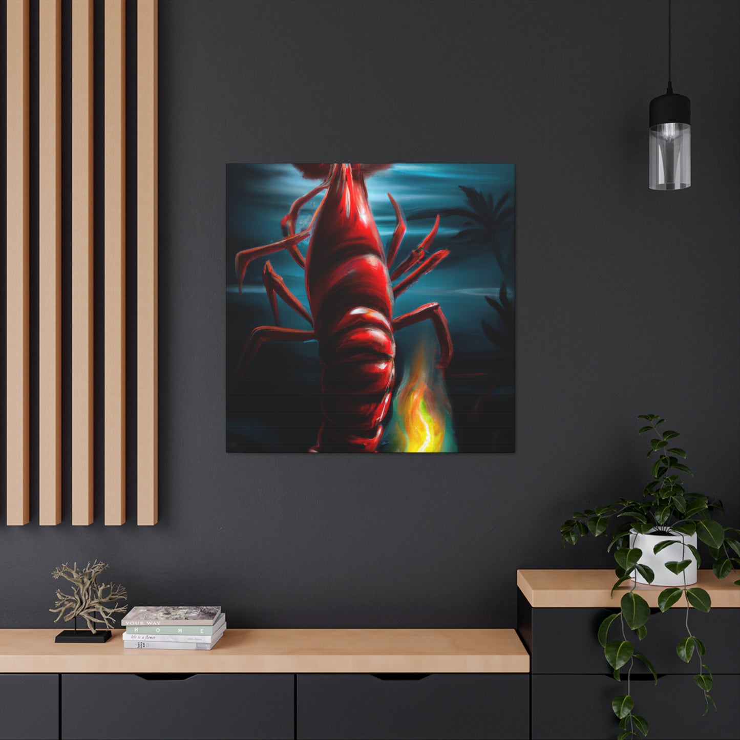 "Lobster's Surreal Dream" - Canvas