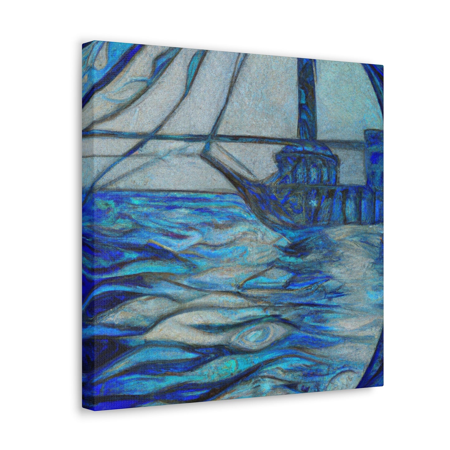 Marina in Art Nouveau - Canvas