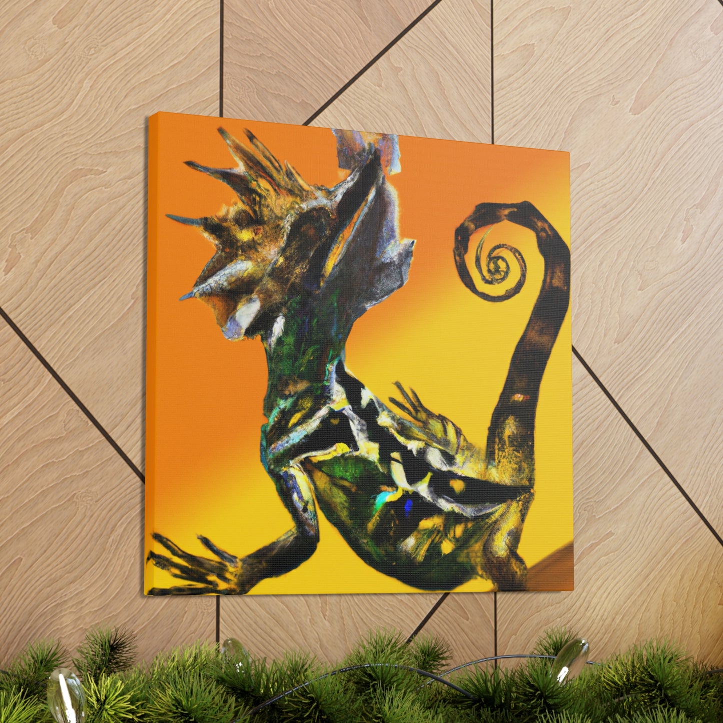 Frill of a Lizard - Canvas