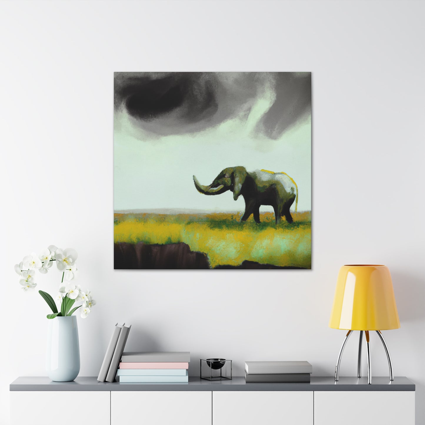 Elephant's Surreal Dream - Canvas