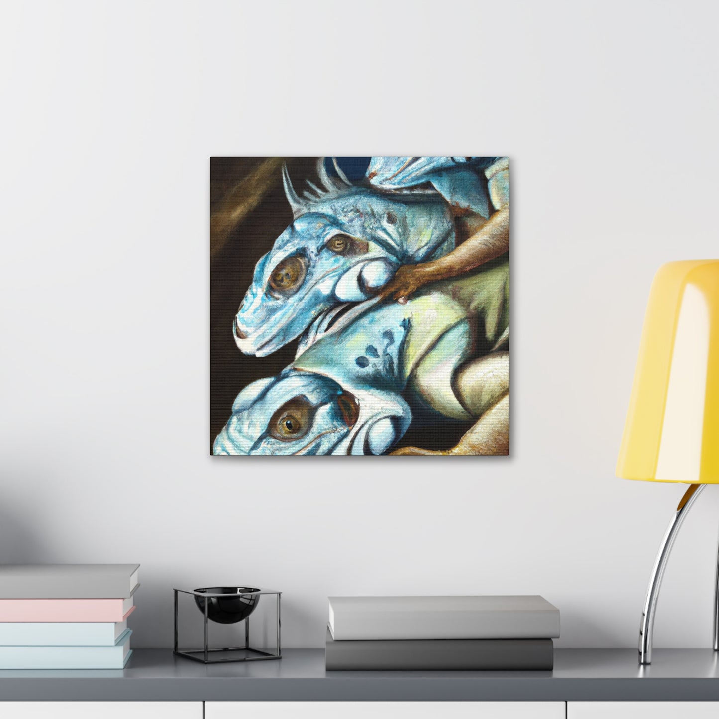 "Iguanas in Surrealism" - Canvas