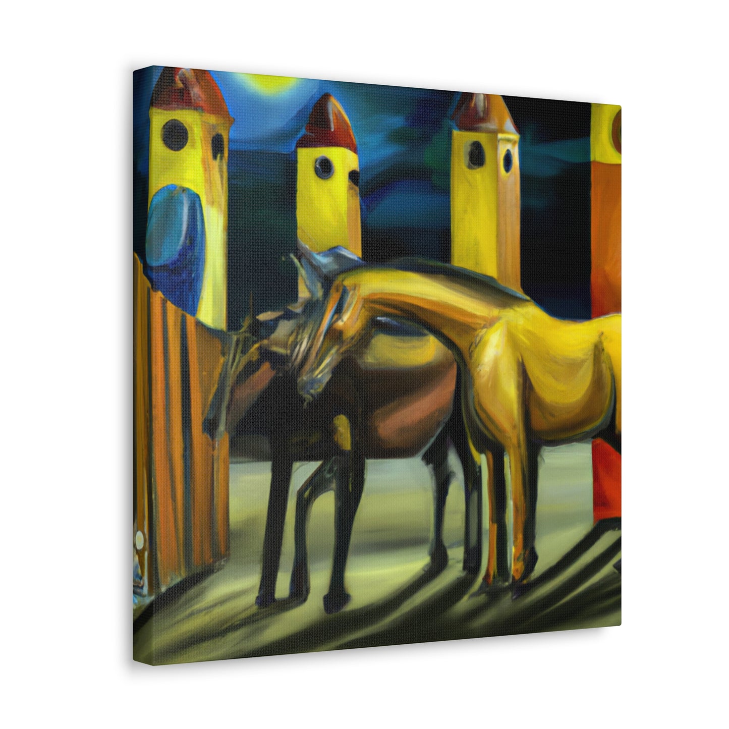 Horse Riderless Gallop - Canvas