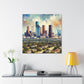 "Houston Huescape Majesty" - Canvas