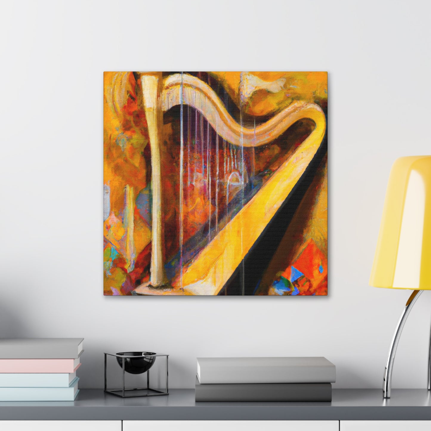 "Harp in Harmony" - Canvas