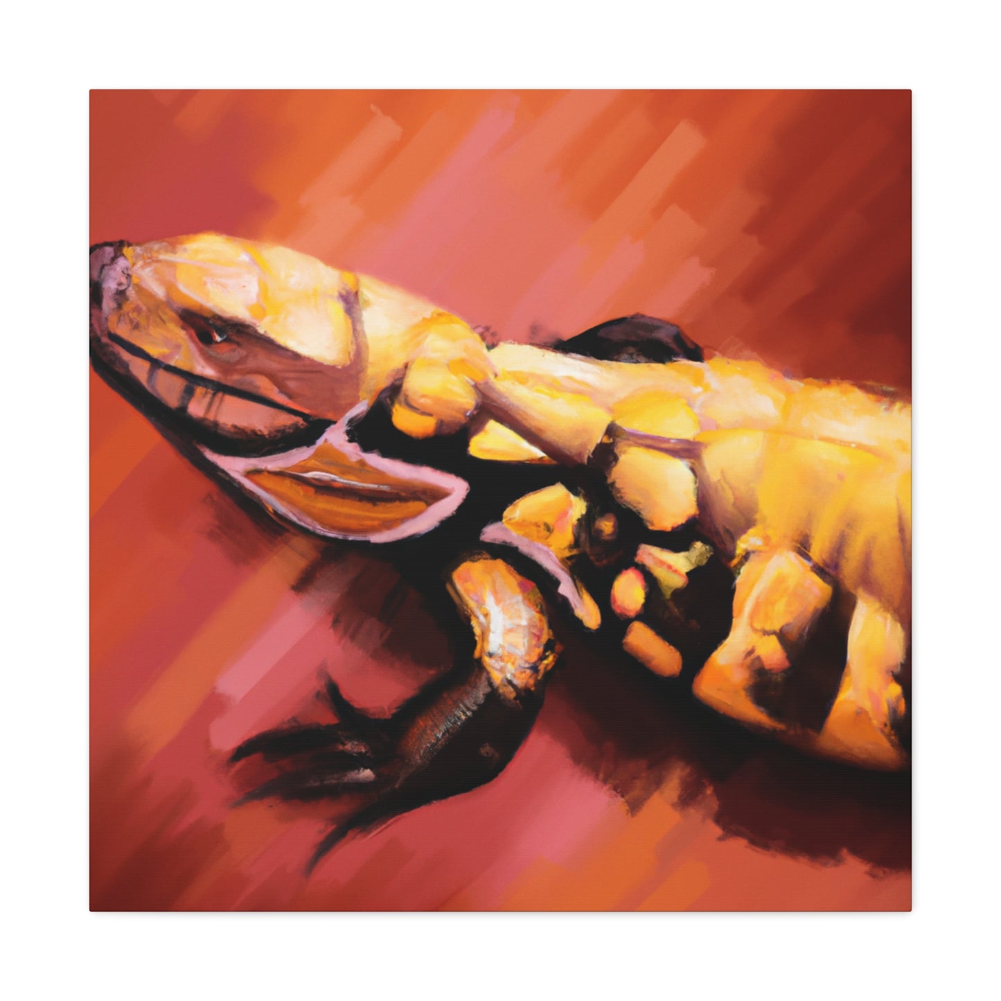 Gila Monster Reflection - Canvas