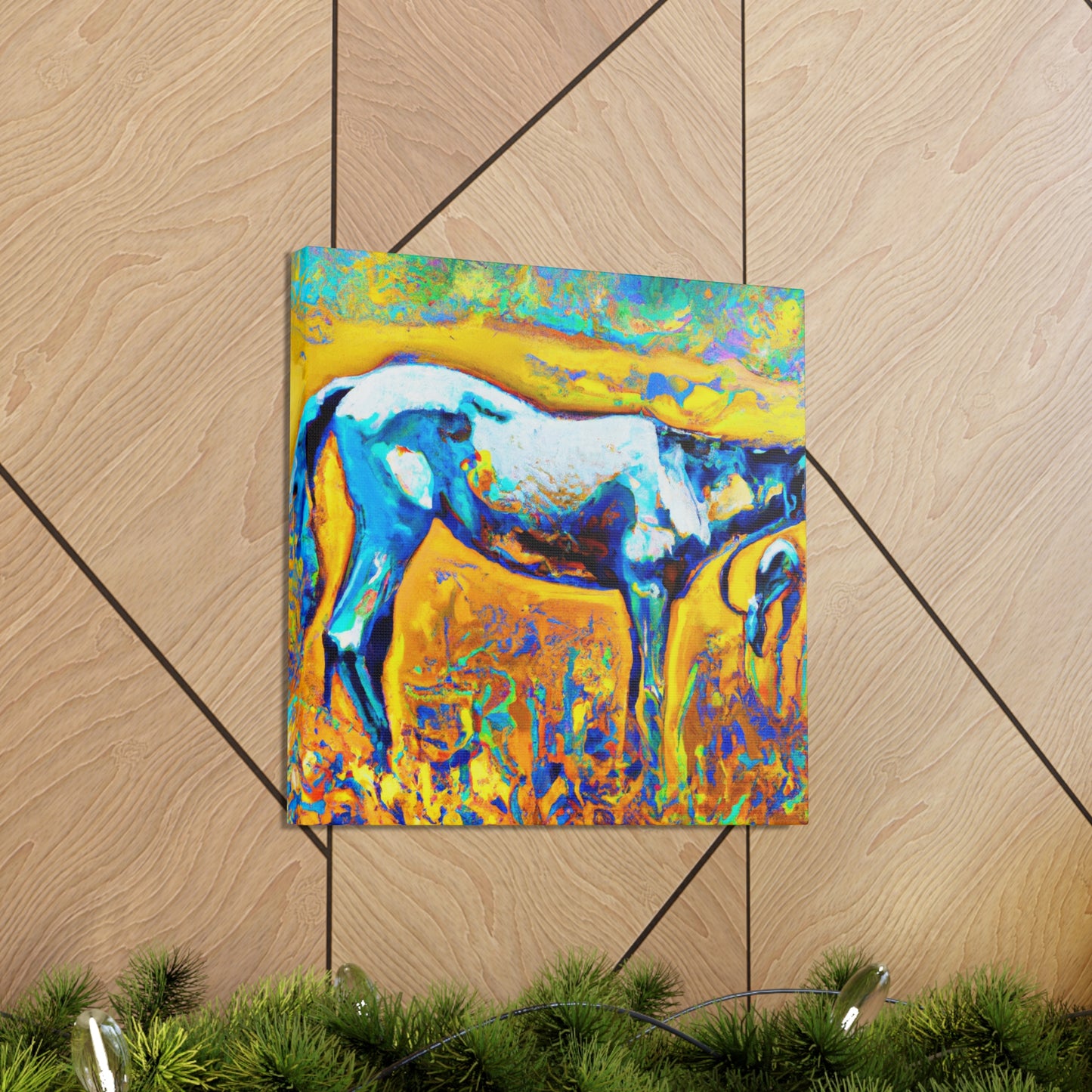 "Horse of Abstraction" - Canvas