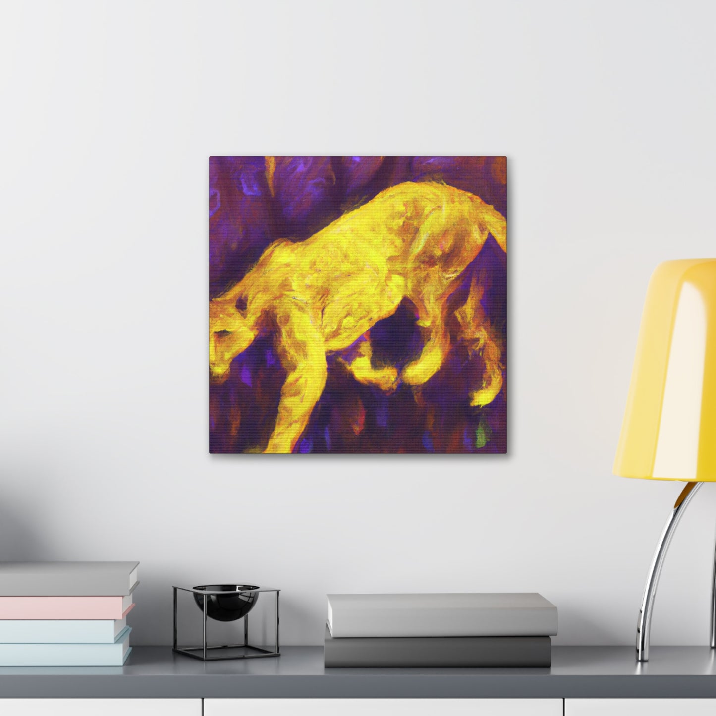 Leopard in Abstract Form - Canvas