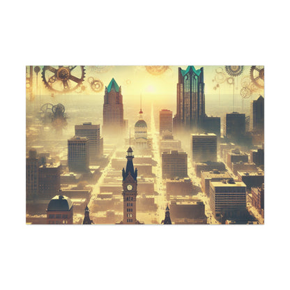 Steam City Splendor - Canvas