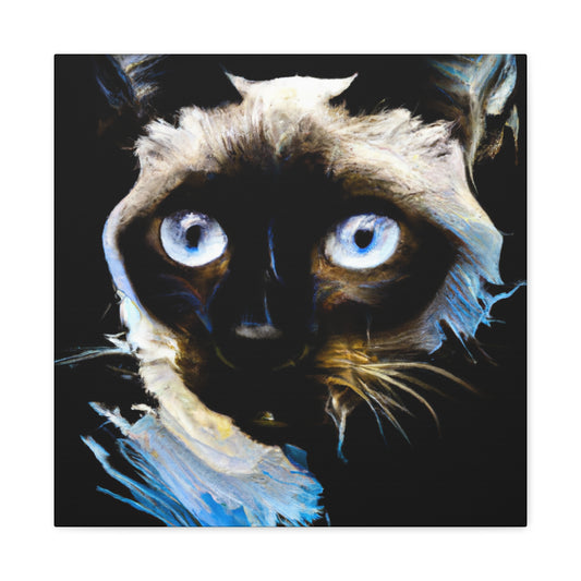 Siamese Legacy Portrait - Canvas