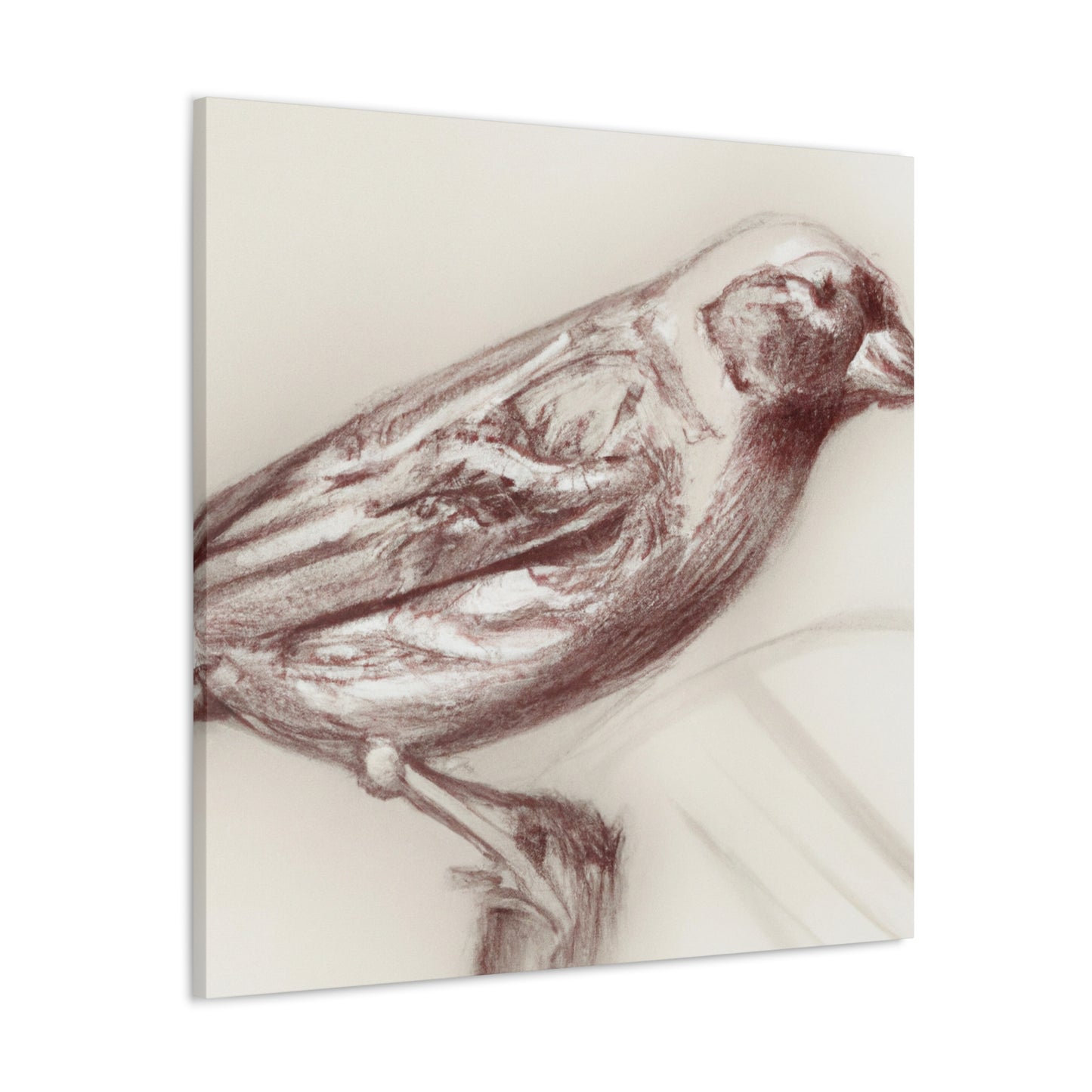 House Finch in Abstraction - Canvas