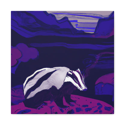 Badger's Magical Journey - Canvas