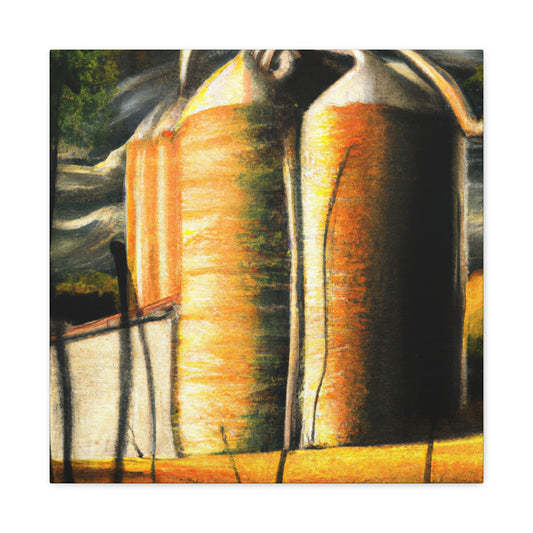 Silo in Surrealism - Canvas