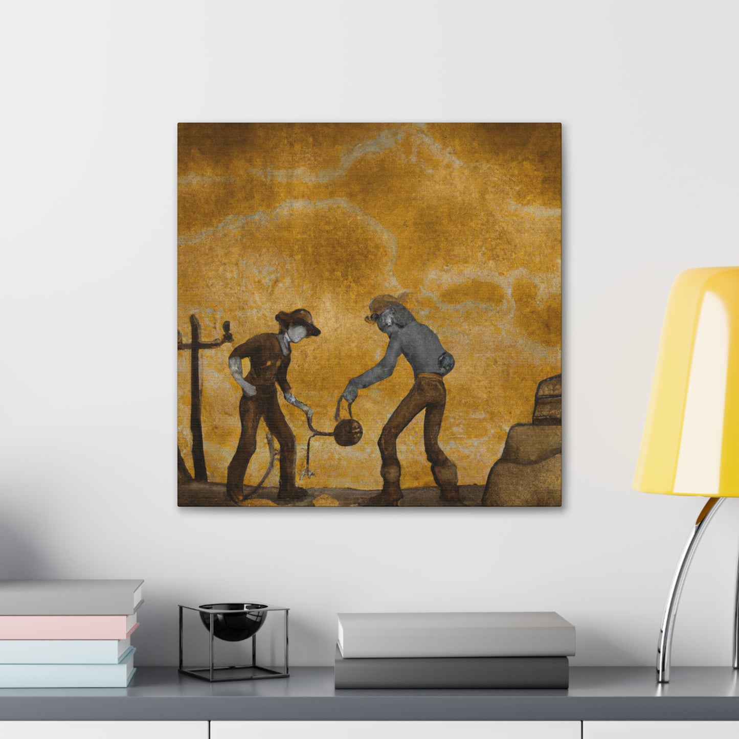 Mining for Goldens - Canvas