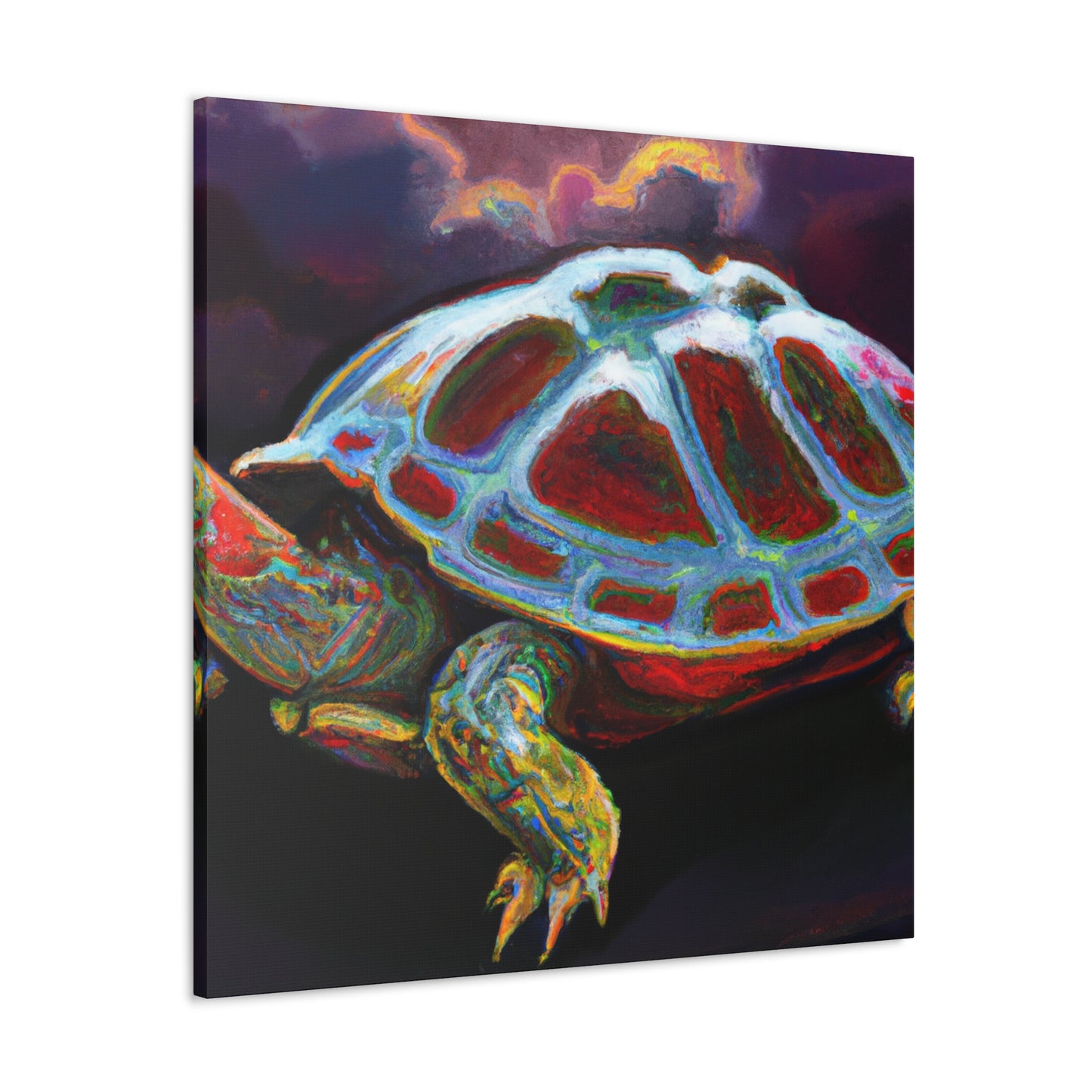 "Turtle on a Shell" - Canvas