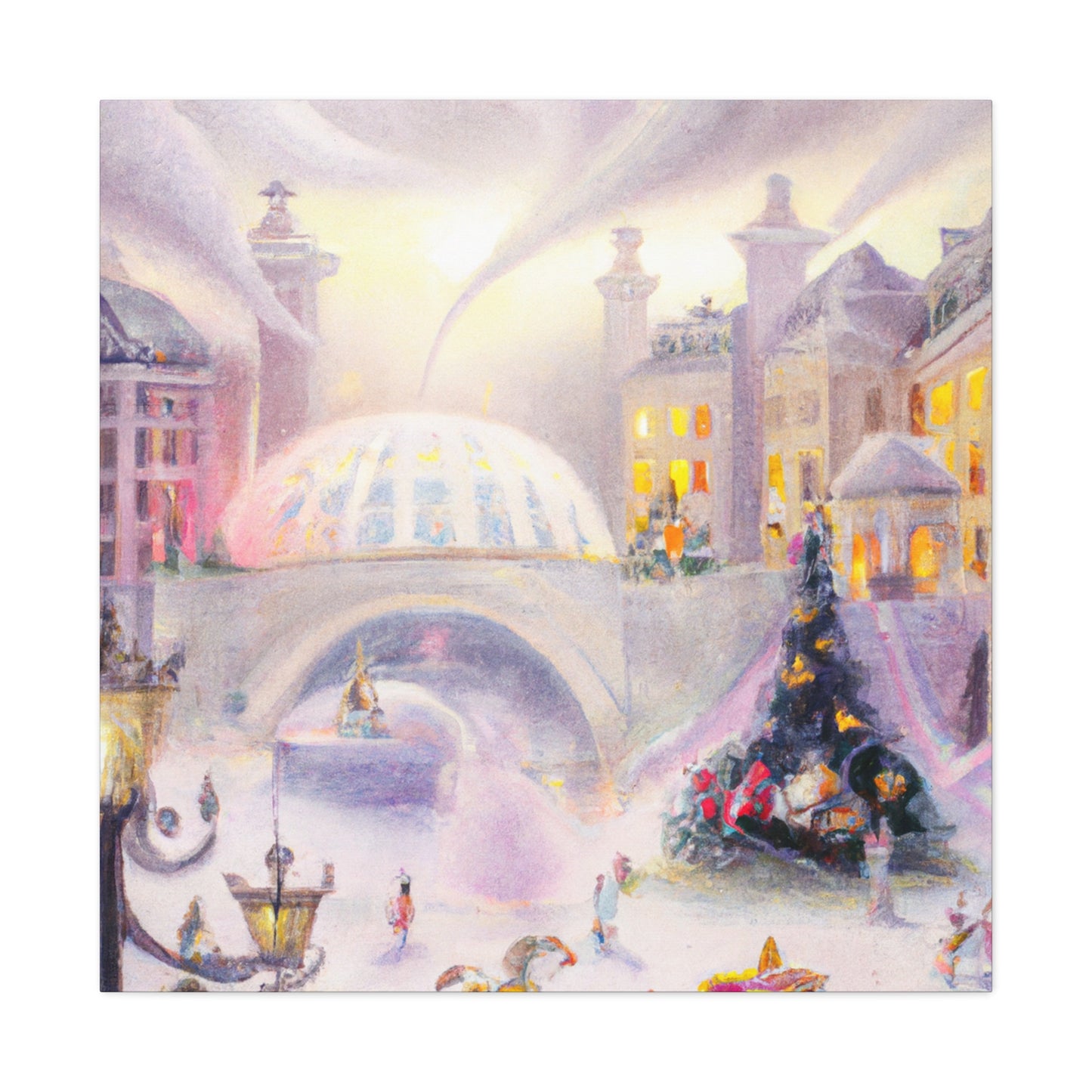 City Square in Dreamland - Canvas