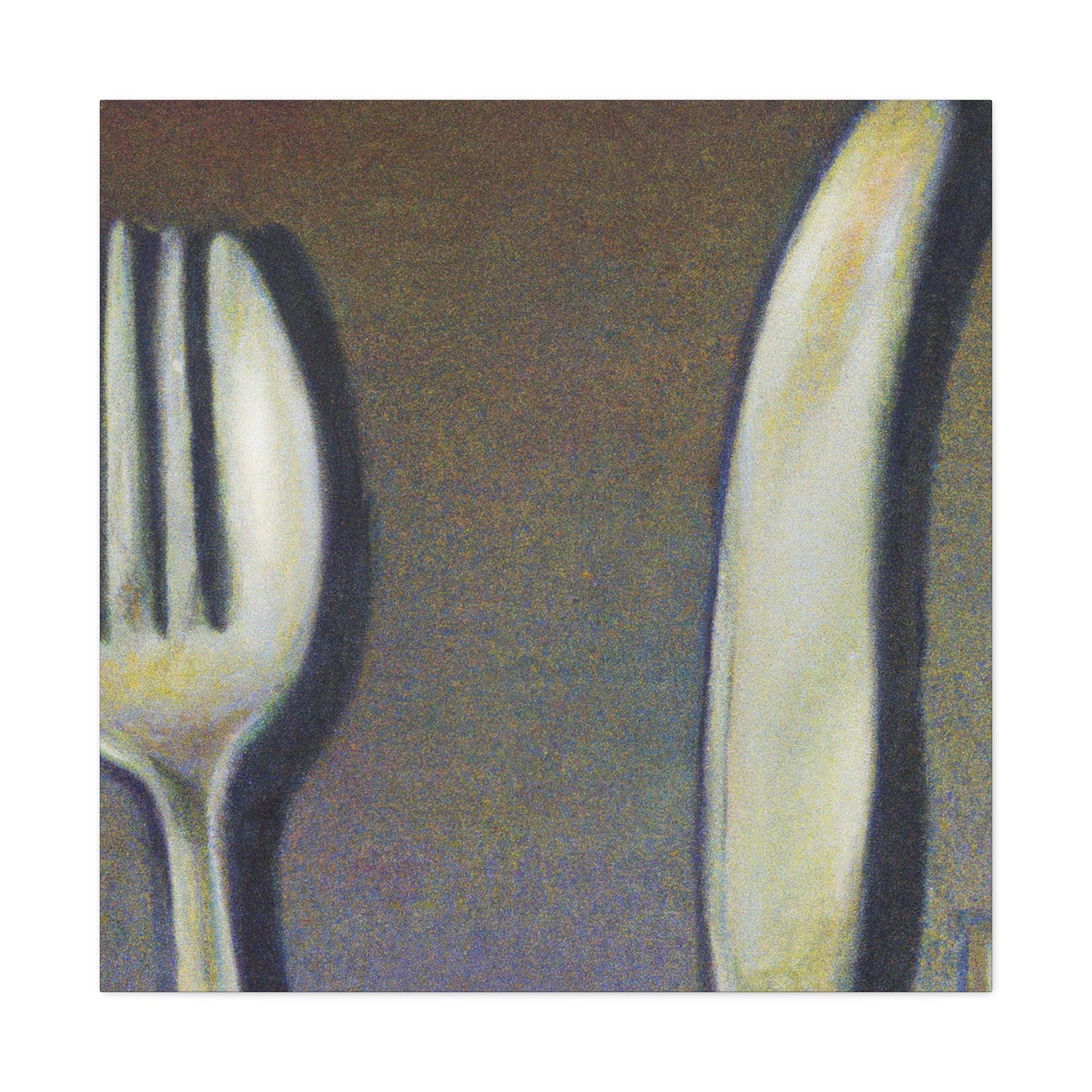 Silverware Reflections Splendor. - Canvas