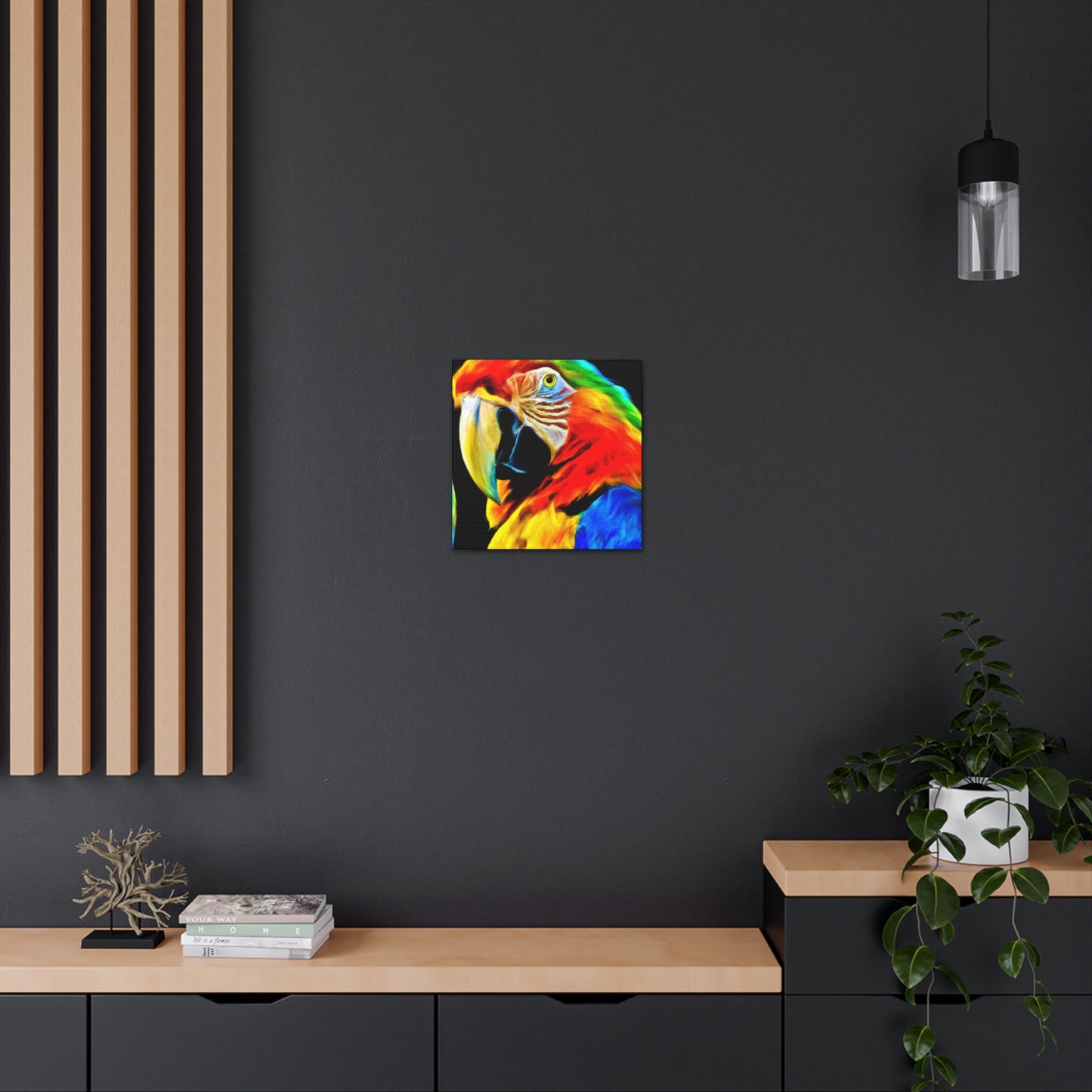 "Sky of Tropical Birds" - Canvas