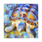 "Box Turtle in Impressionism" - Canvas