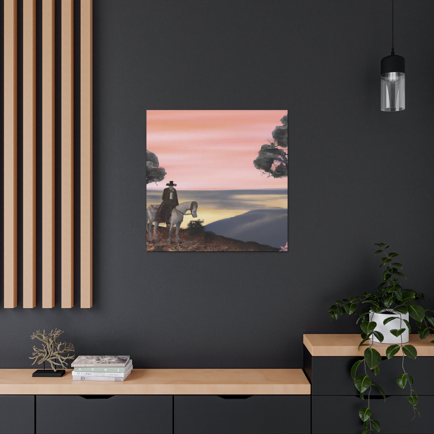 Western Landscape Vista - Canvas