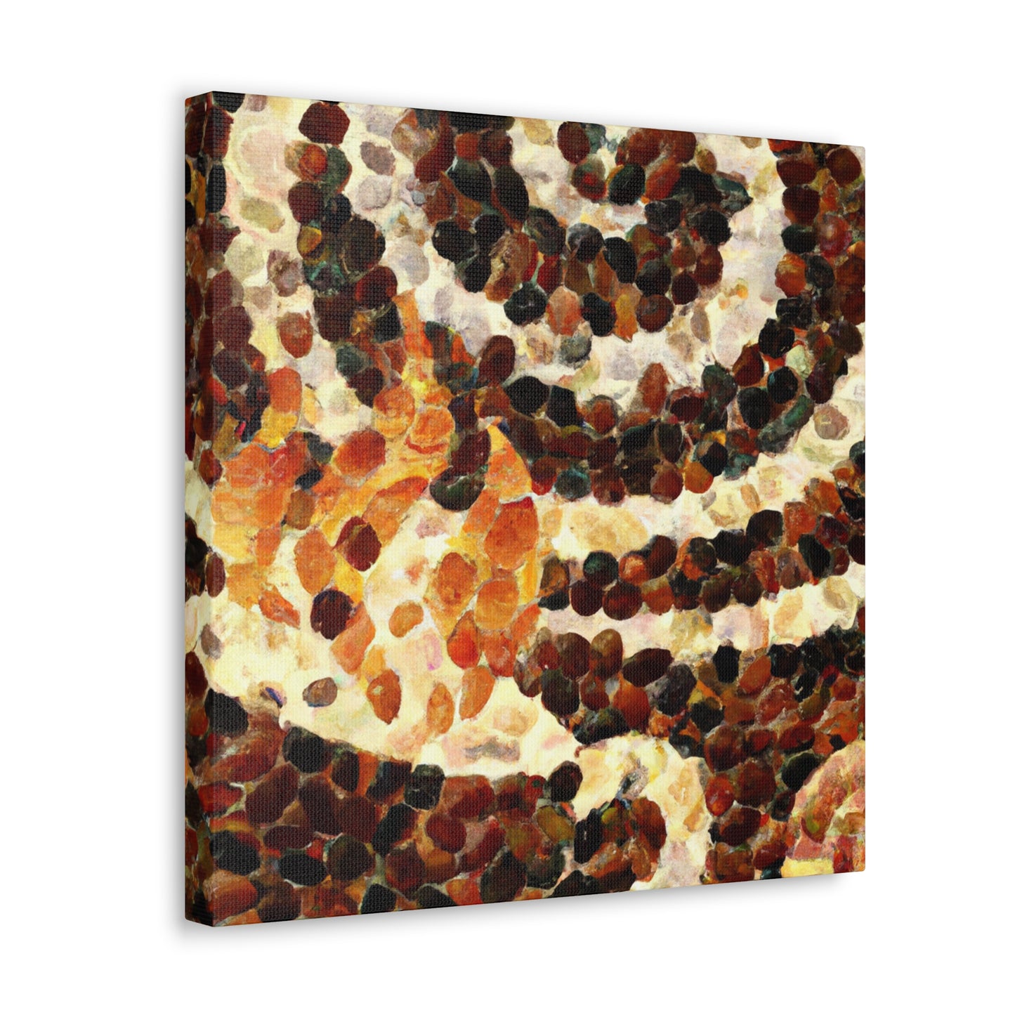 Coffee Pointillism Dream - Canvas