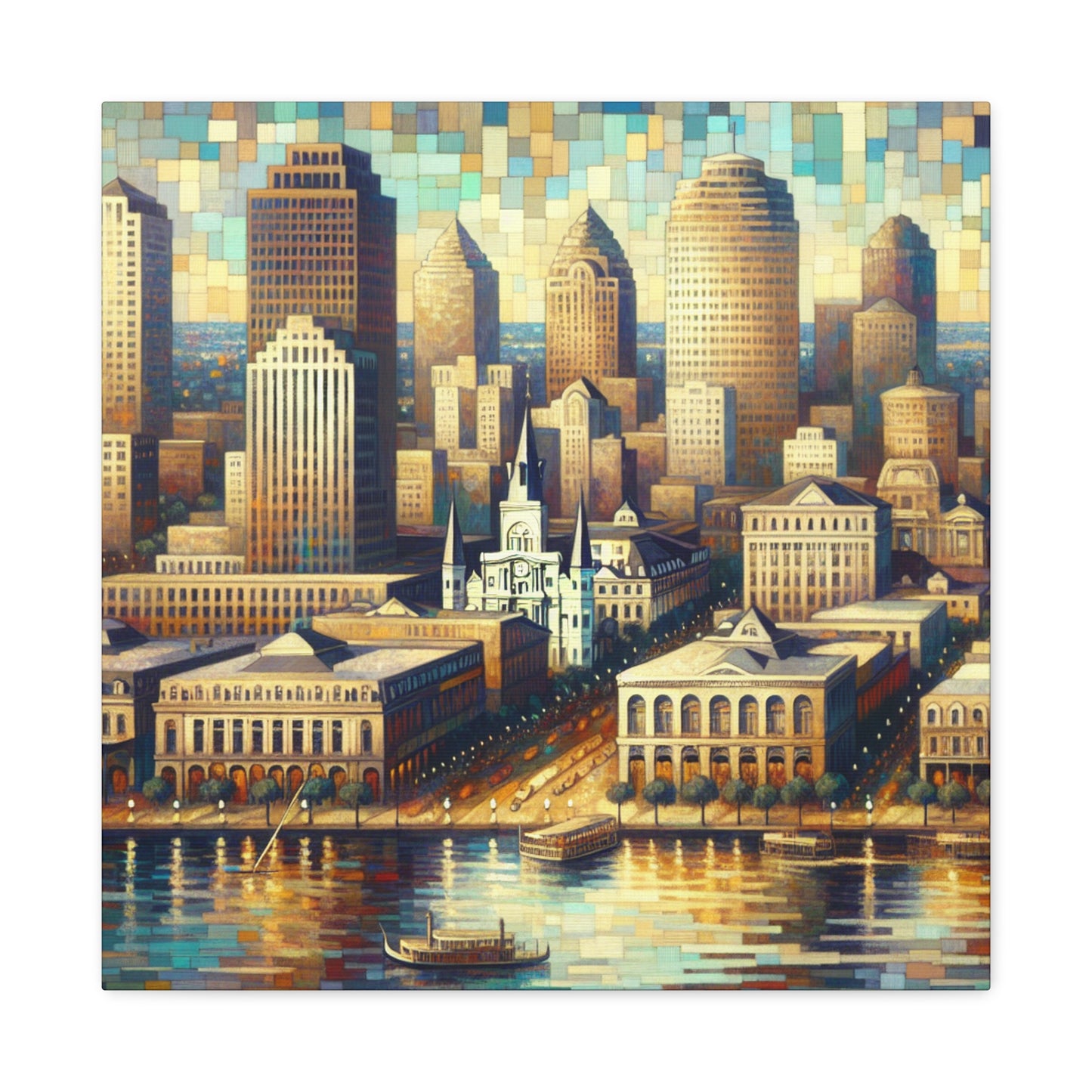 Jazz City Serenade - Canvas