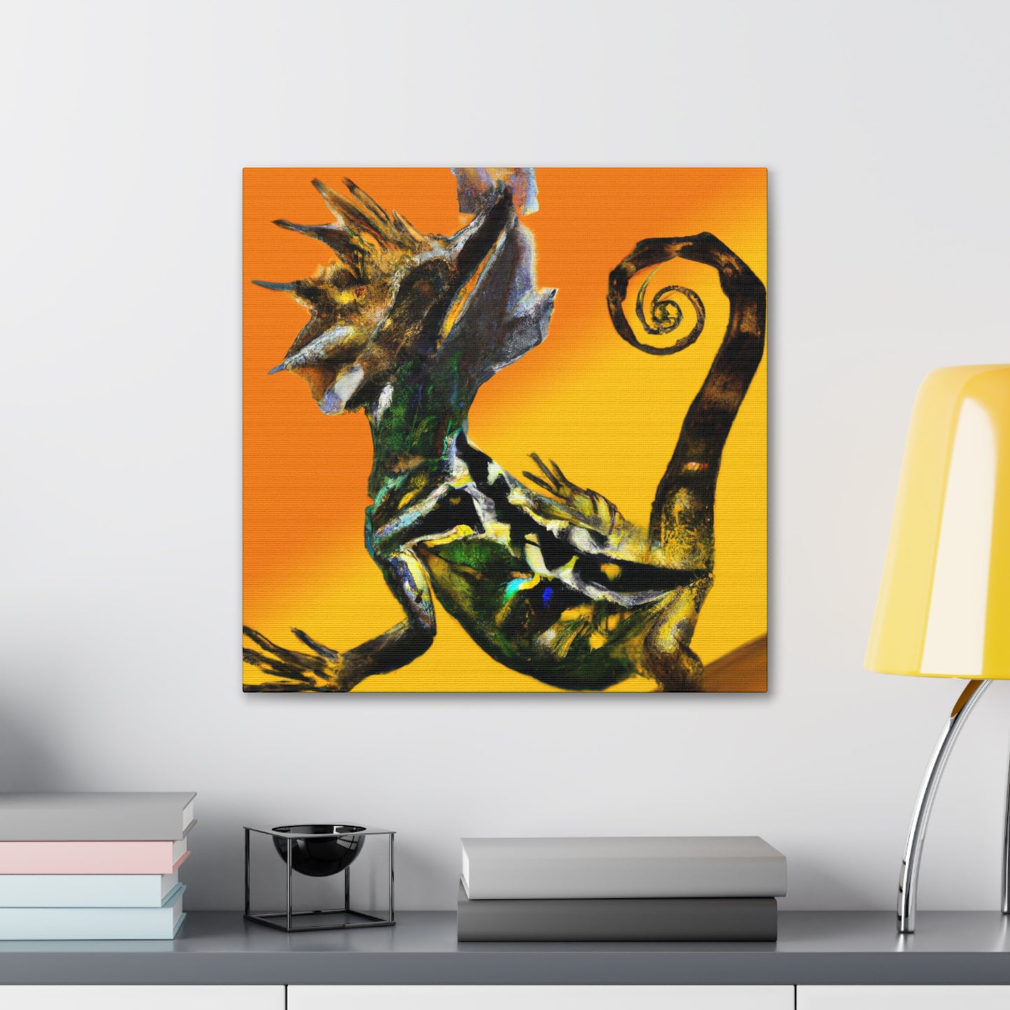 Frill of a Lizard - Canvas