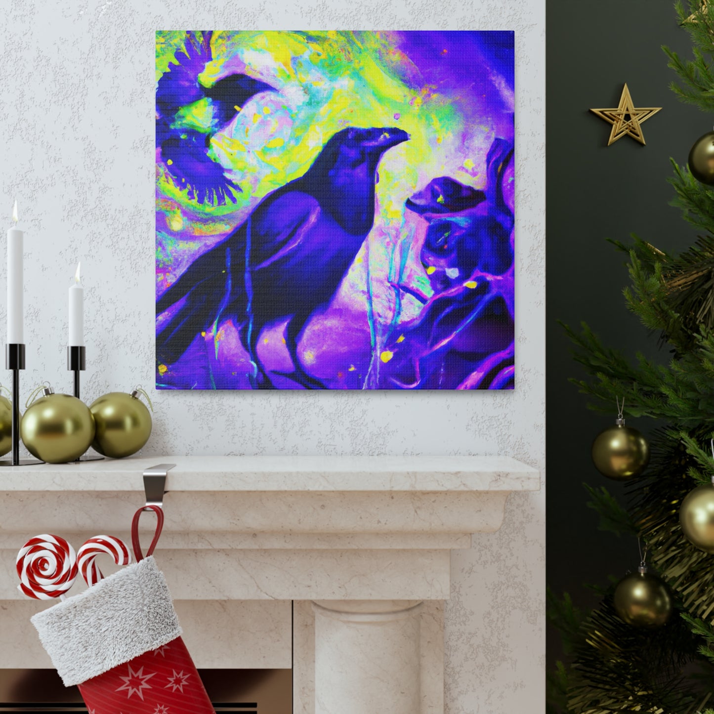 "Crow in Dreamland" - Canvas