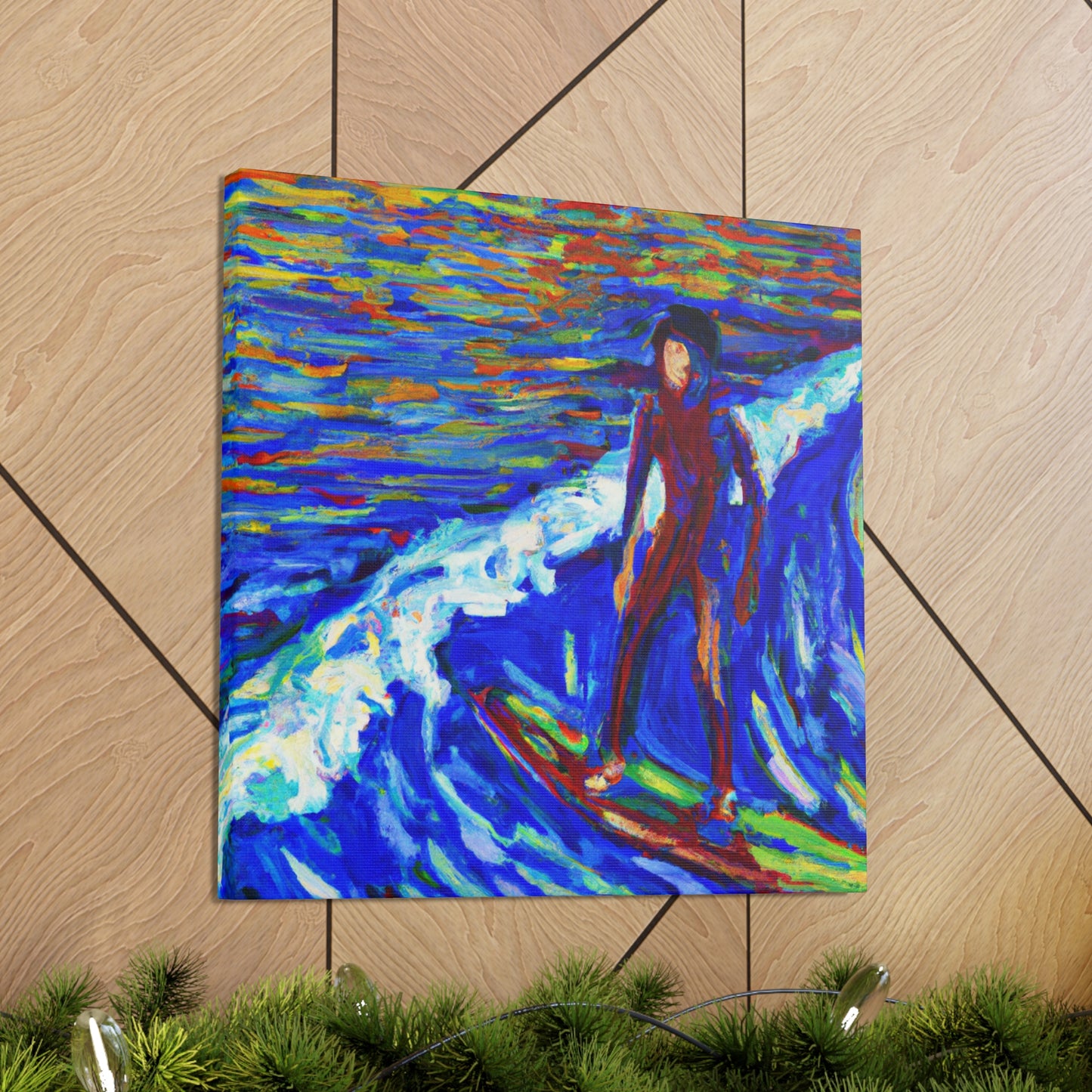 Surf's Up Impressionism - Canvas