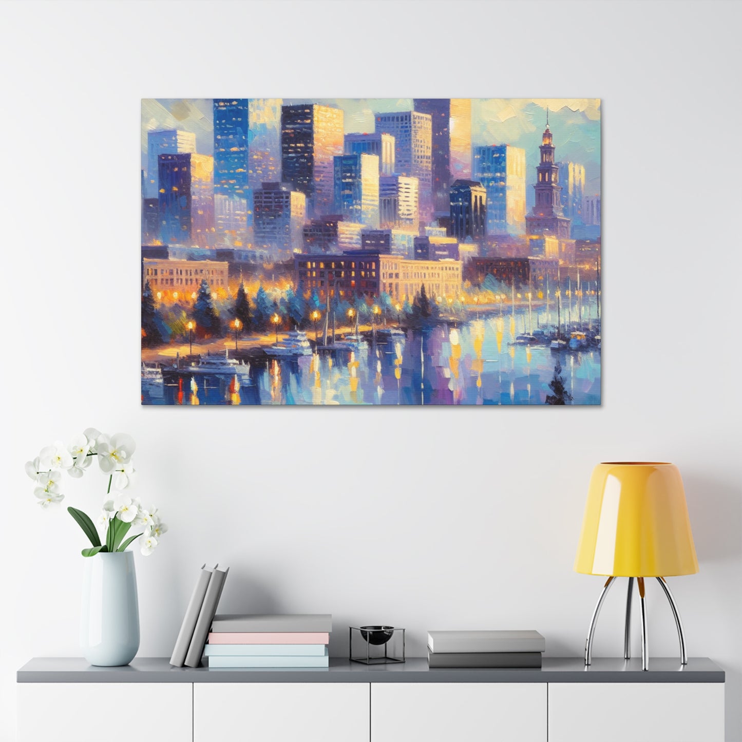 "Colorado's Vibrant Urban Colors" - Canvas