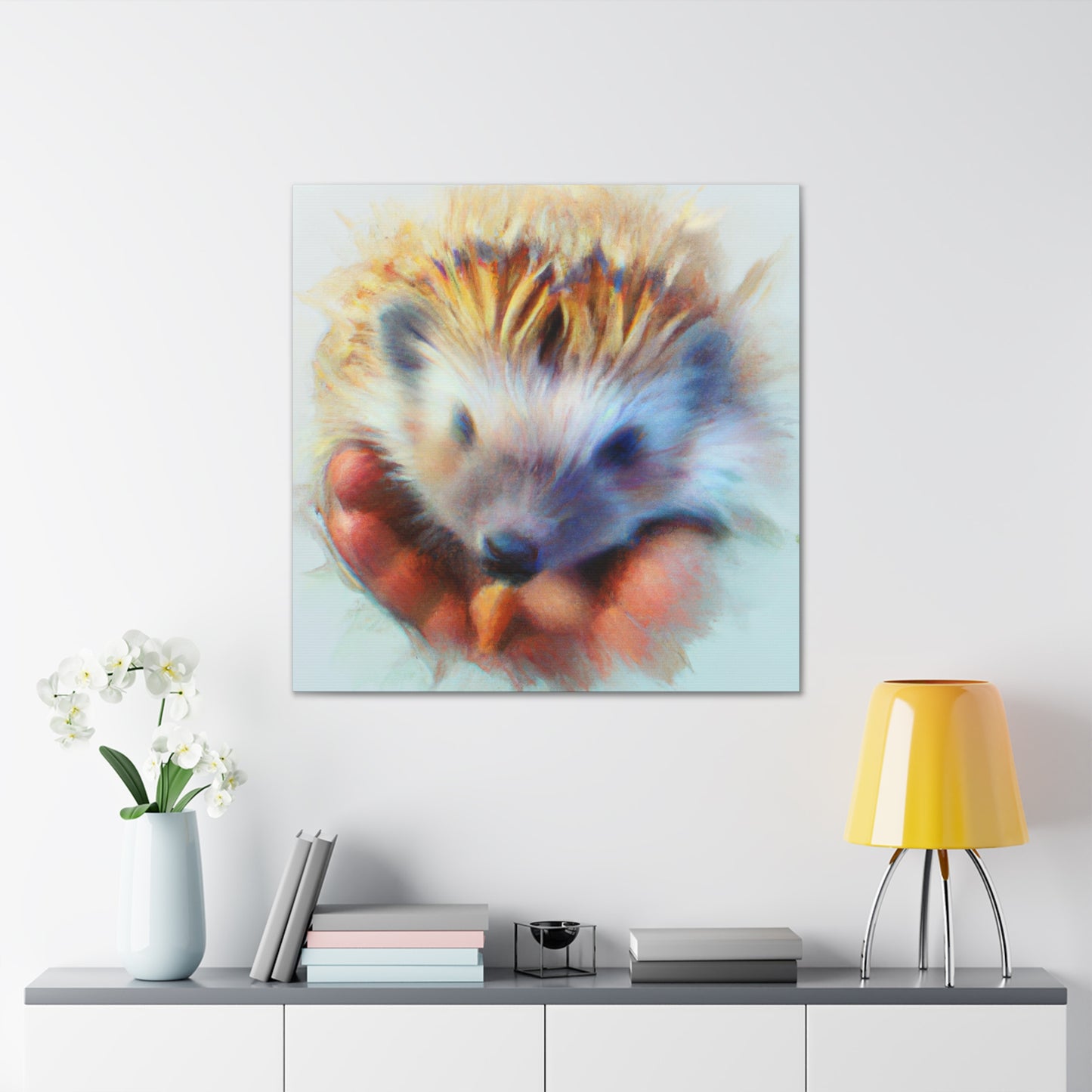 "Hedgehog in Hyperrealism" - Canvas